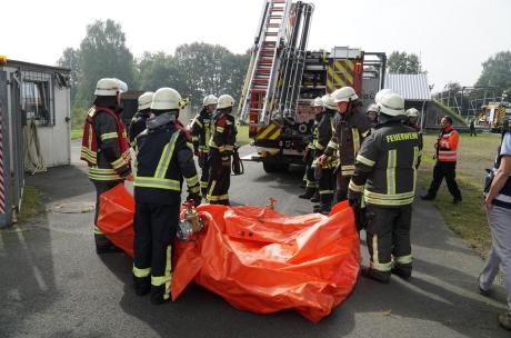 Übung Kreisfeuerwehr Quakenbrück