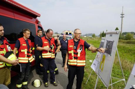 Übung Kreisfeuerwehr Quakenbrück